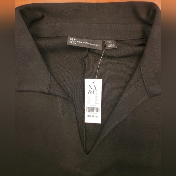 New York & Company Black Sleeveless Tunic - Picture 3 of 10